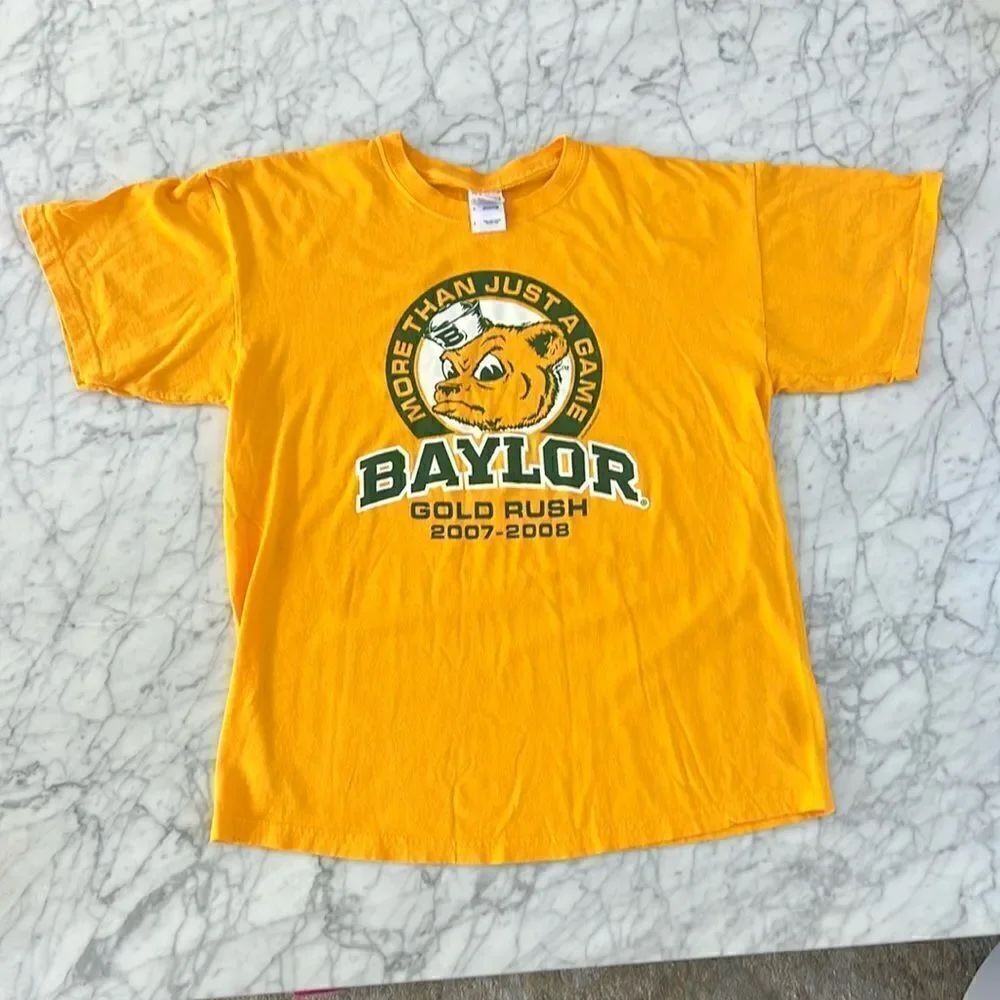 Baylor Gold rush vintage y2k tshirt university Bears Men’s L